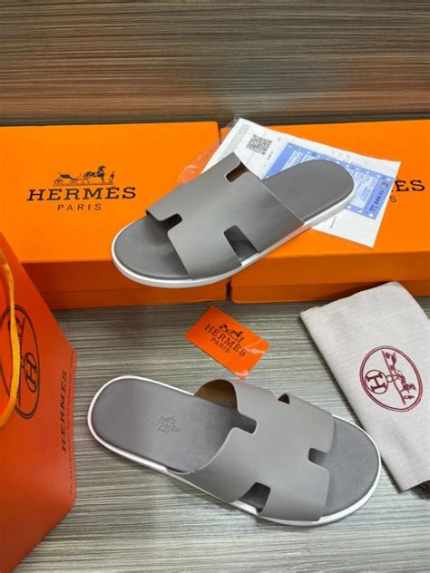 hermes stitvhrd slippers mens|Hermes slippers for men.